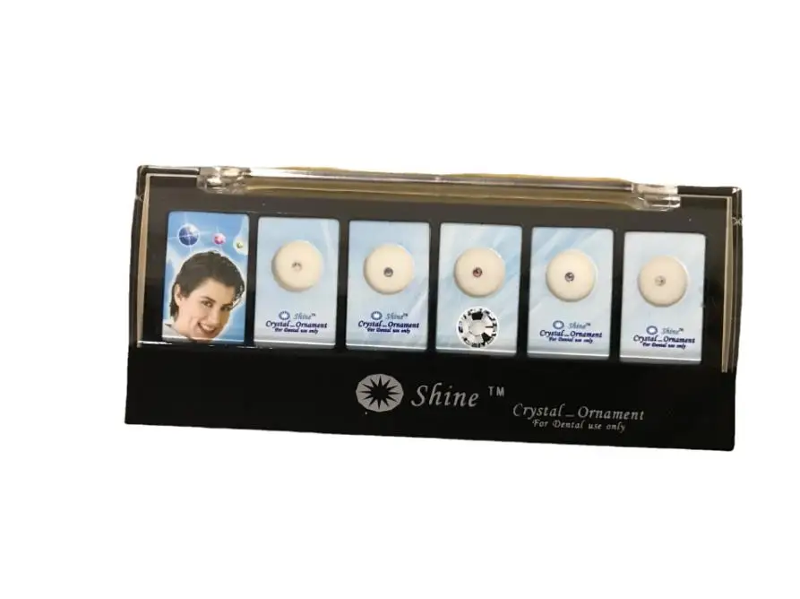 

6 × 5 шт./кор., стоматологические хрустальные зубные камни, кристаллы для зубов, бриллианты, украшения для зубов, ювелирные изделия, продукт для отбеливания зубов, орнамент для зубов