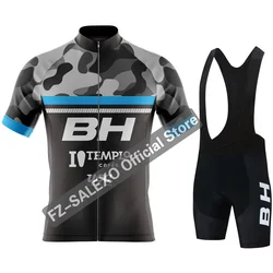 2024 BH Summer Short Sleeve Cycling Jersey Set Men's Cycling Clothing Breathable Ropa Maillot Ciclismo Hombre Set Bike Clothing