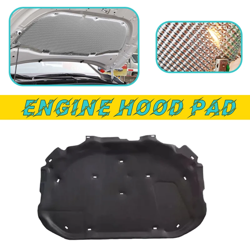 

Car Engine Hood Pad For Jaguar XJ X351 2010-2019 2011 2012 2013 2014 Heat Insulation Cotton Mat Pat Fireproof Sound Accessories