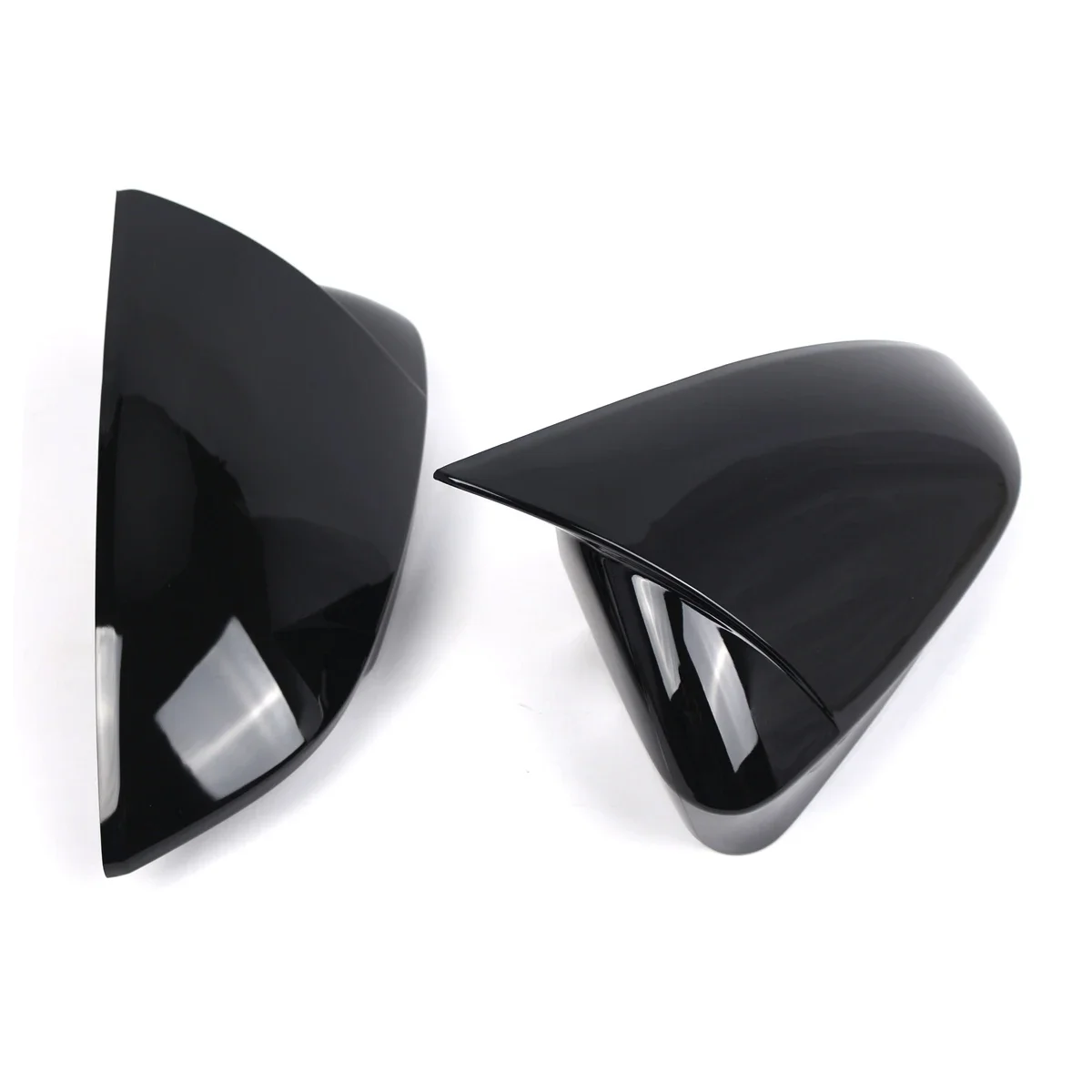 2PCS Car Rear View Mirror Cover Caps For VW ID.4 ID.5 Electric Motor E21 E39 2021-2024 For Skoda Enyaq iV Electric Motor 5AZ