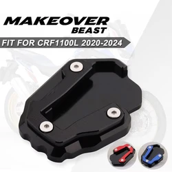Fit For Honda CRF1100L Africa Twin 2019 -2023 CRF1100 L Adventure Side Kickstand Foot Enlarger Stand Parking Extension Plate