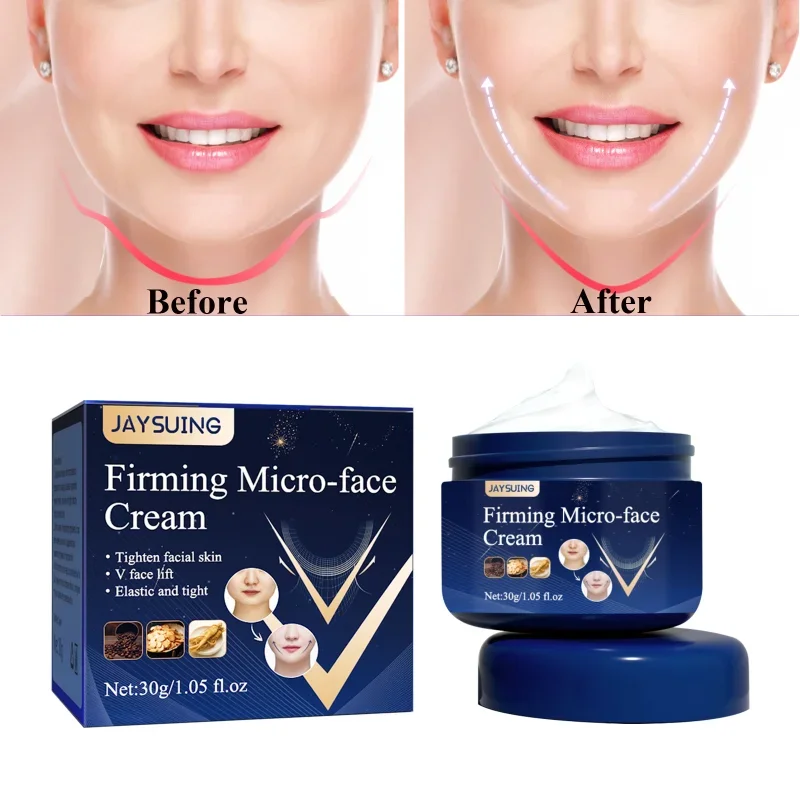 V-Shape Slimming Cream Removal Double Chin Firming Face-lift Slimming  Masseter Muscle Face Fat Burning Anti-aging Products