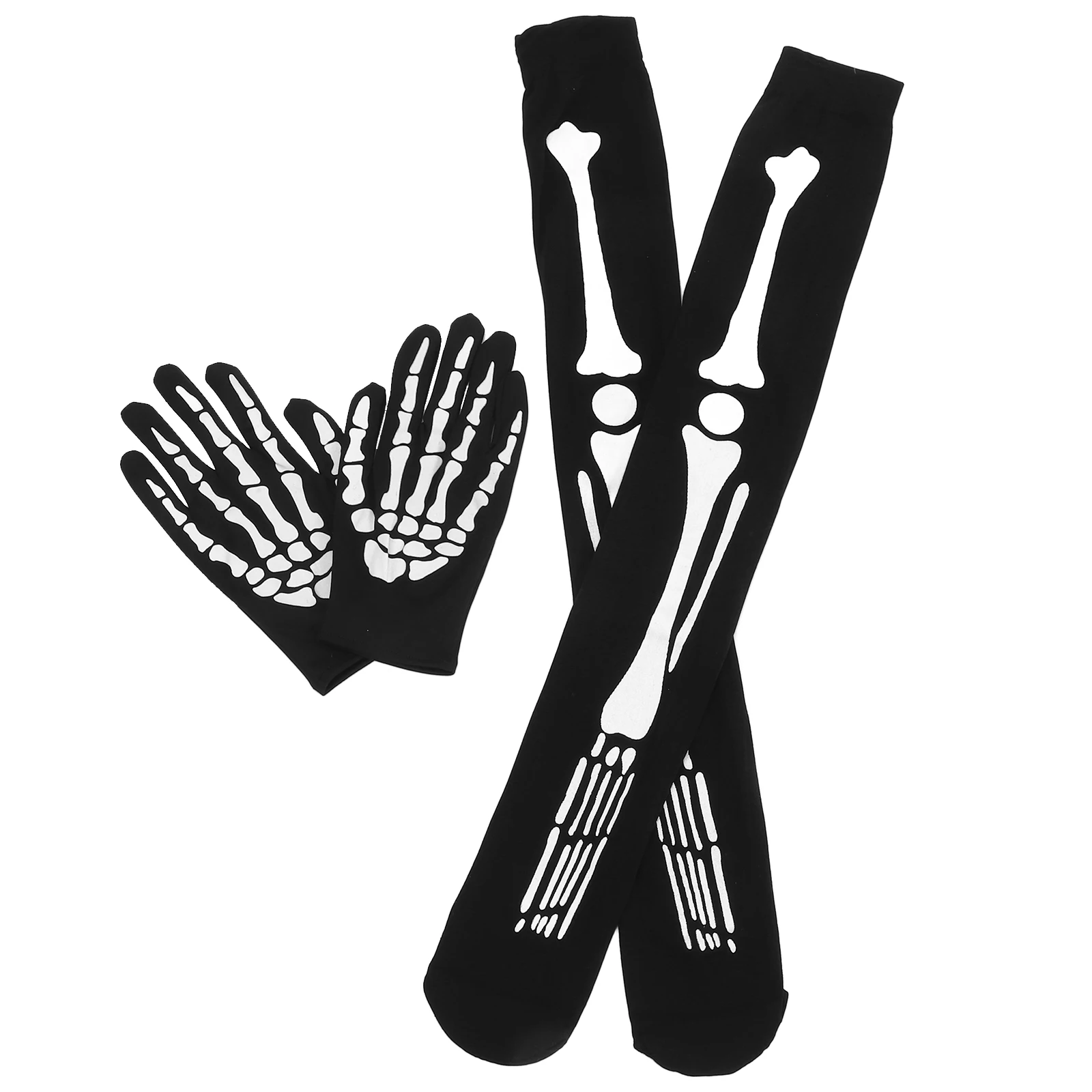 

Full Finger Gloves and Stockings Set Toddler The Spandex Say Halloween Cosplay