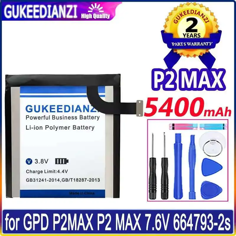 

Аккумулятор для планшета GPD P2MAX P2 MAX 7,6 В: 5400 мАч Мощность