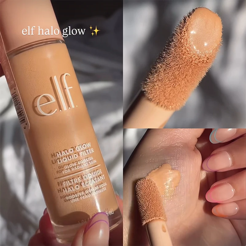 Original ELF Makeup Setting Gel Primer High Gloss Multi Use Liquid Foundation Highlighter Hydrating Soft Focus Face Concealer