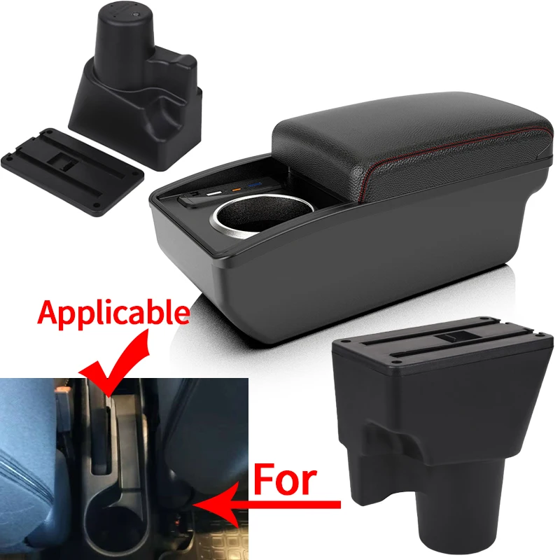 For Kia Picanto Armrest Box For Kia Picanto 3X-Line Car Armrest interior details Retrofit parts Car Accessories Storage box