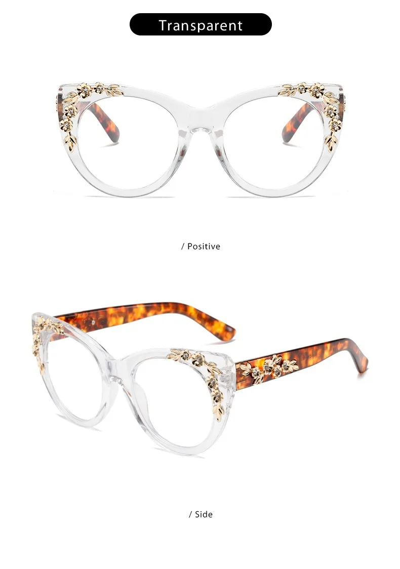 2026 Neue Damen-Lesebrille Hochwertige Lesebrille Katzenaugen-Design Modisch Vielseitig Trendige Lesebrille mit Blaulichtfilter – Detail 11
