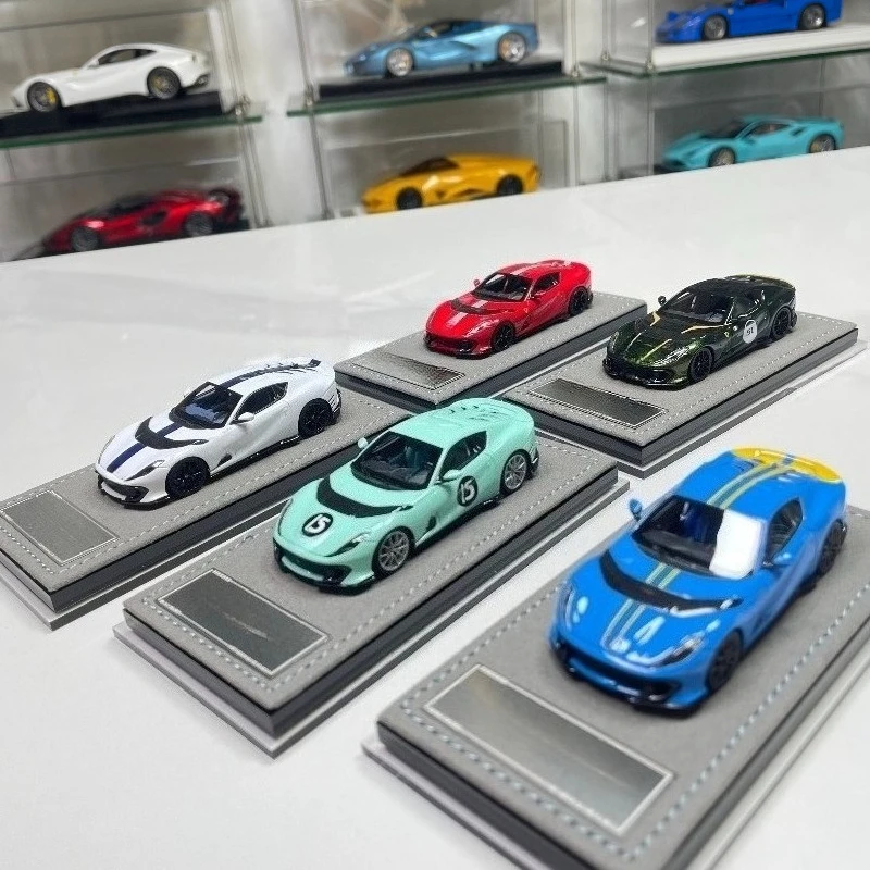 for HH Model Prancing Horse Supercar 812 Competizione1:64 Resin Car Model Collectible Ornament