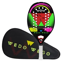 Beach Tennis Racket FC/3K/12K/18K/Kevlar Carbon Fiber Grit Face, EVA Memory Foam Core, Outdoor Sports Ball Racket