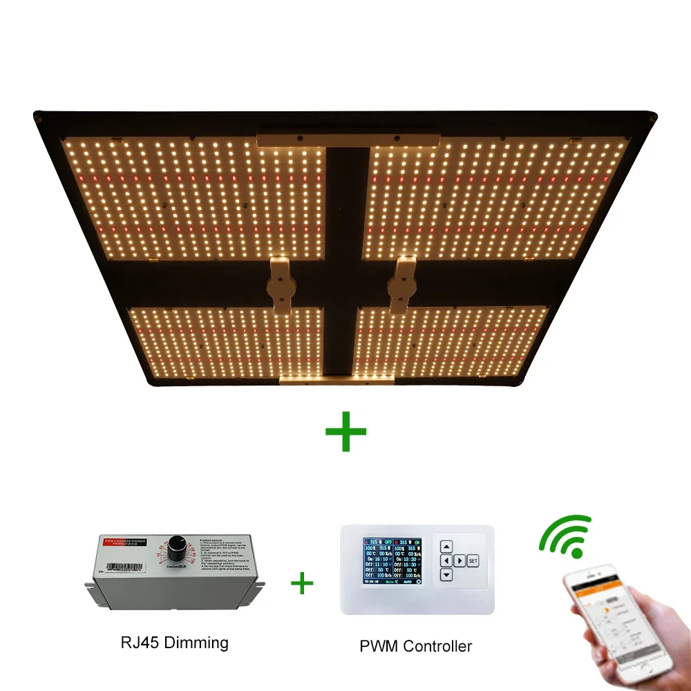 Meijiu QB288 LM301B LM301H 480W Growlights Best Garden Greenhouses Dimmable Led Indoor Grow Lights Kit