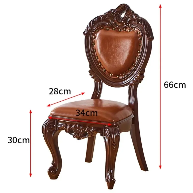 Loft Wooden Waiting Chairs Relaxing Soft Table Ergonomic Vintage Style Chair Garden Bedroom Restaurant Cadeira Furniture