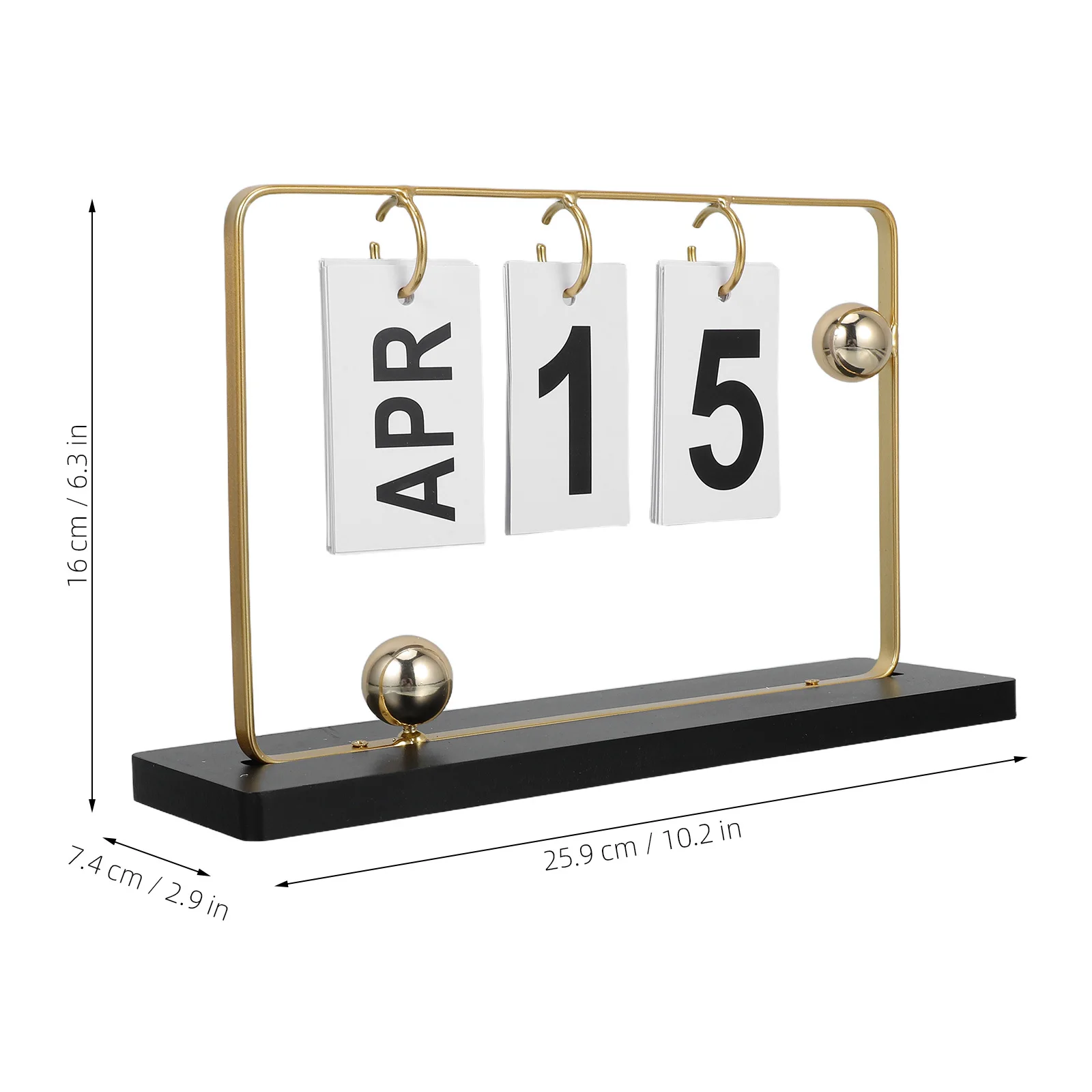 1세트 데스크탑 영구 달력 빈티지 우드 큐브 미니멀리스트 디자인 홈 오피스 주방 교사 장식 재사용 가능 연간 골든