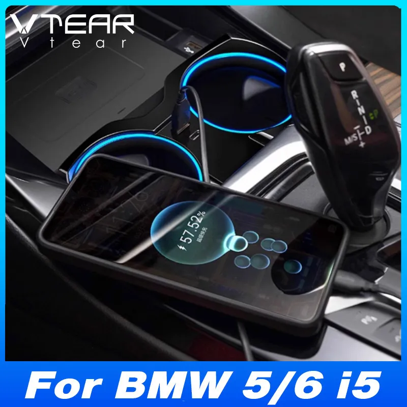 

For BMW 5/i5/6 Series GT G30 G32 USB Type-C Splitter Adapter Fast Charger Shunt Hub Docking Station Interior Product Accessories