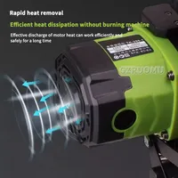 10 Inch Electric Saw Aluminum Machine 220V/1800W Multifunctional Circular Saw 45 Degree Cutting Miter Sawing Aluminum Machine