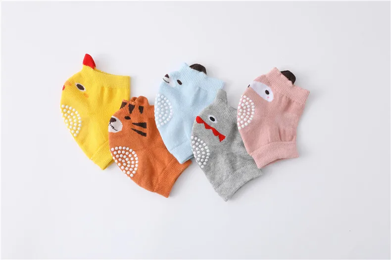 0-3 Jahre Baumwolle Baby Knie Pad Mädchen Jungen Anti-rutsch Knie Pads Neugeborenen Schutz Krabbeln Ellenbogen Kissen kind Leging Kniescheiben – Detail 1