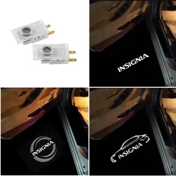 Luz Led con logotipo para puerta de coche, lámparas de bienvenida láser HD para Opel Insignia 2009-2016, 2017, 2018, 2019, 2020, 2021, 2022, accesorios para productos de coche