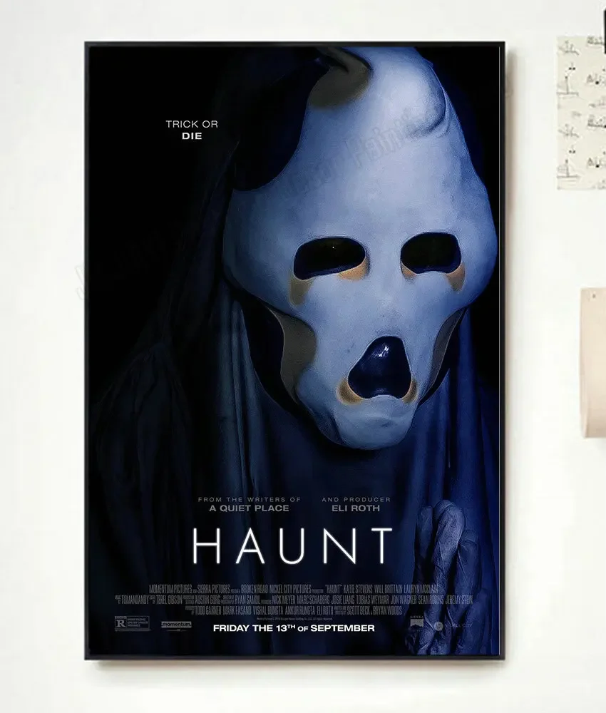 NP111 Haunt Movie 2 Classic Film Fashion Trend Beautiful Home Art Decor Silk Poster Wall Sticker Deco Gift
