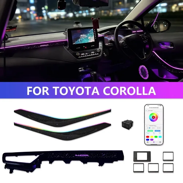 

KYNCHO Car LED Lighting Lamp for toyota corolla Ambient Lighting Kit Symphony Car Ambient Light Automotive Ambient Lighting