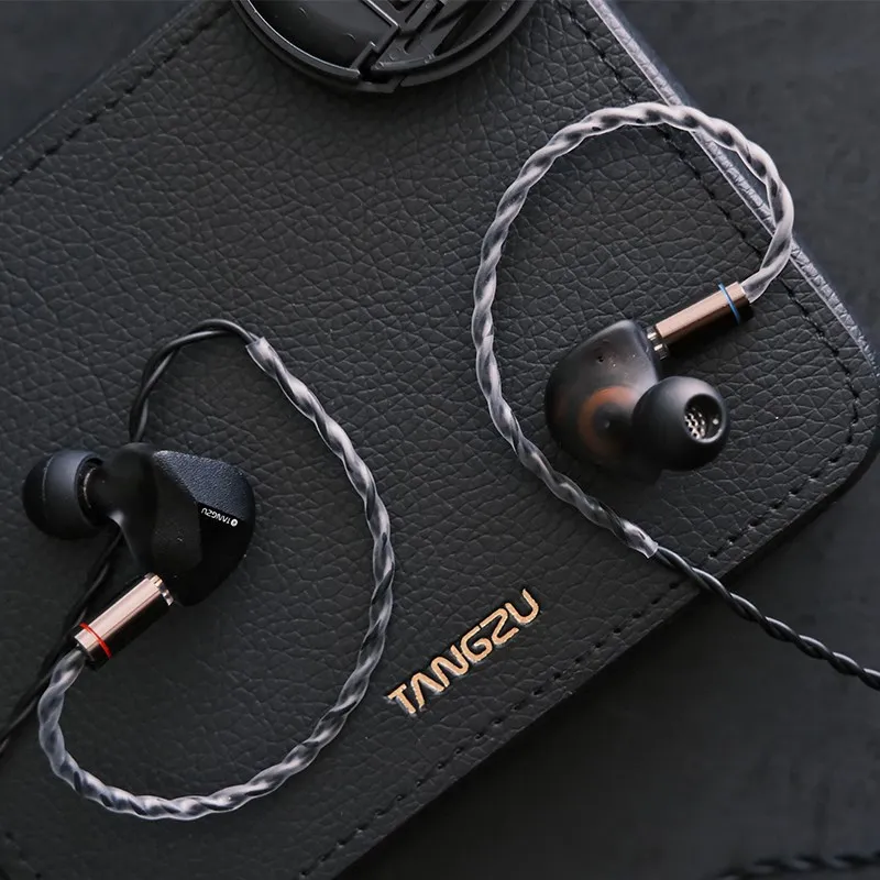TangZu Fudu HiFi السمعية سماعة ، 1DD + 2BA الهجين في الأذن شاشات ، الموسيقى الرياضة ياربود ، 4.4 مللي متر التوصيل انفصال ، 0.78 2Pin كابل IEM