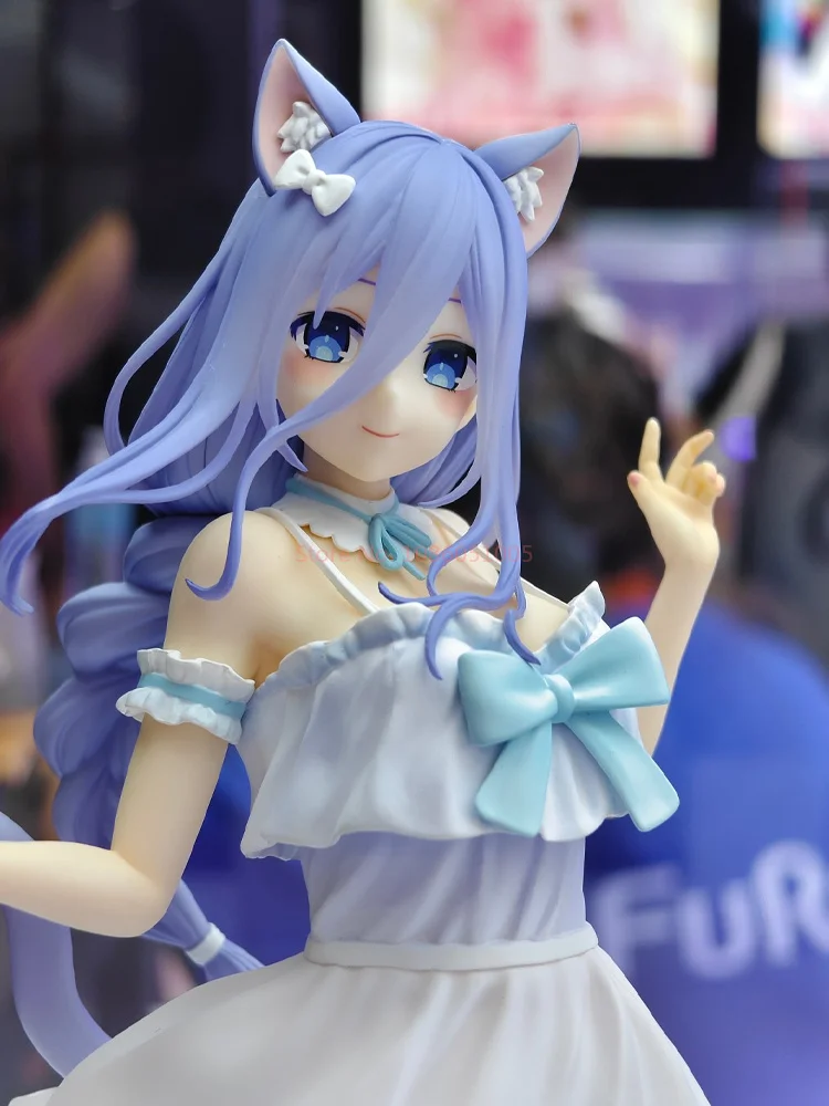 

In Stock Genuine Furyu Tenitol Tall Series Date A Live V Takamiya Mio 30cm Cute Catgirl Model Collectibles Desktop Ornaments Toy