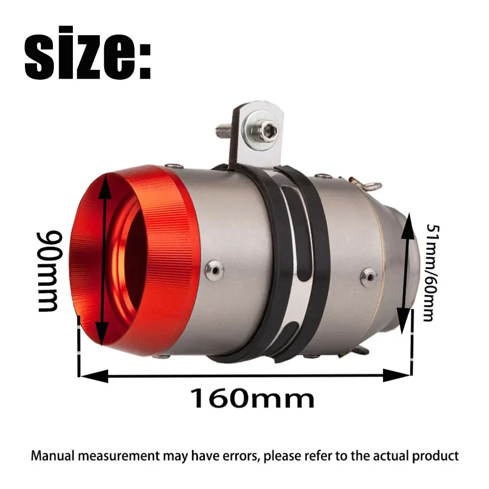 Christmas Mega Sale Suitable for AR Austin Racing GP1-R motorcycle exhaust systems with 51mm/60mm universal intake ports.