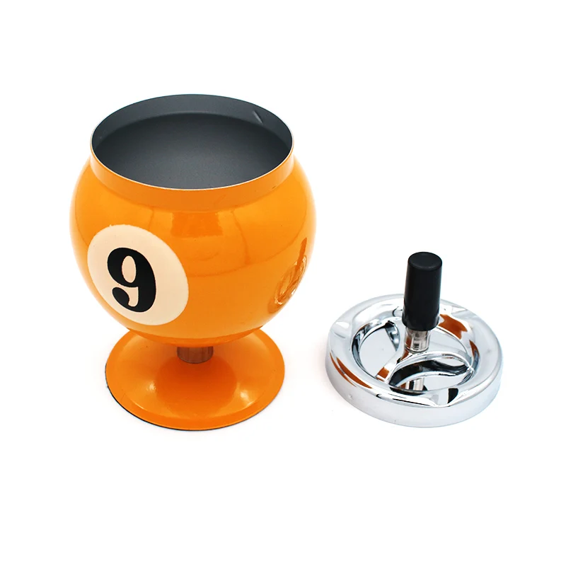 No. 9 Billiard Ball Style Ashtray Pool Ball Club Decoration Tool Accessory