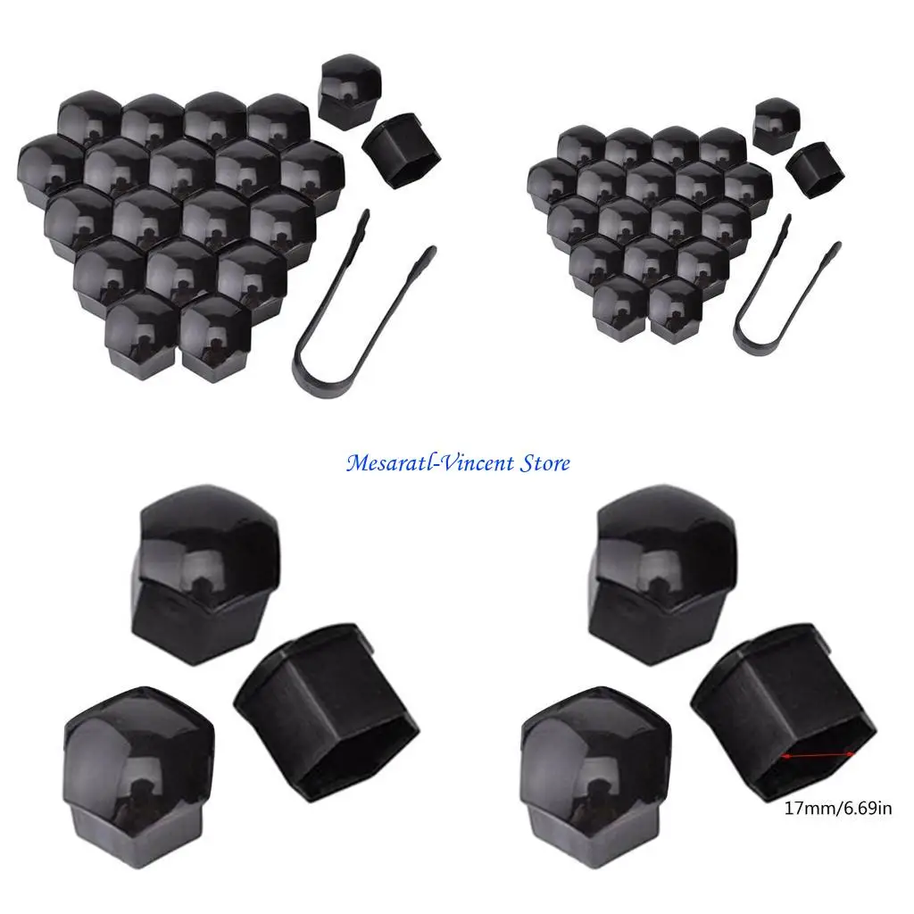 

A70F 20 шт. 17 мм автомобильные колпачки для центральных болтов, набор инструментов для удаления колпачков, защита для винтов