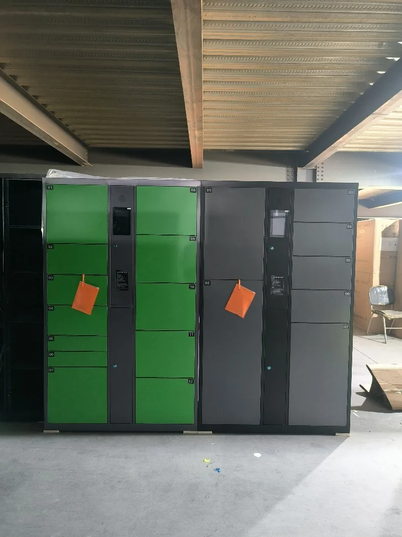 Smart Stainless Steel Wardrobe Locker Password Facial Recognition Gym Employee Custom