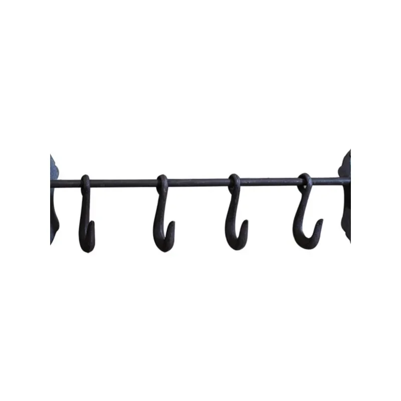 

Vintage Iron Decorative Hooks, Coffee Shop Display, Window Cup Holder, Mobile Hook Wall Hanger, Stable Load Bearing Grocery Rack