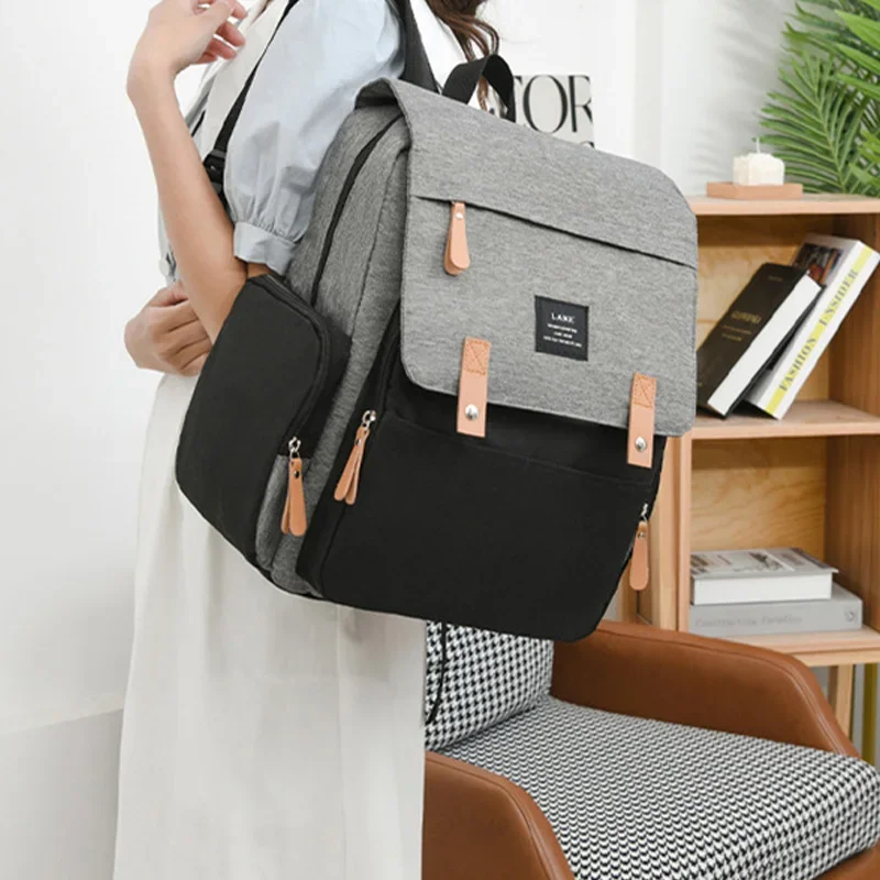 New fashionable mommy bag multifunctional large-capacity backpack backpack mommy bag outing travel backpack