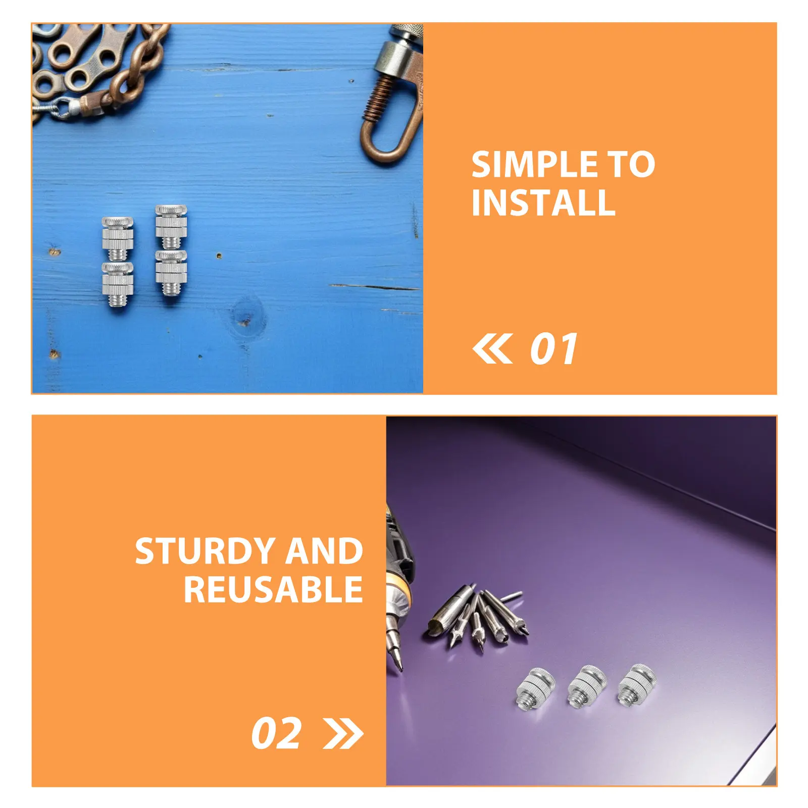 16Pcs Aluminum Alloy Electric Fence Wire Connectors Split Bolt Design Quick Install Stable Secure Farm Residential Commercial