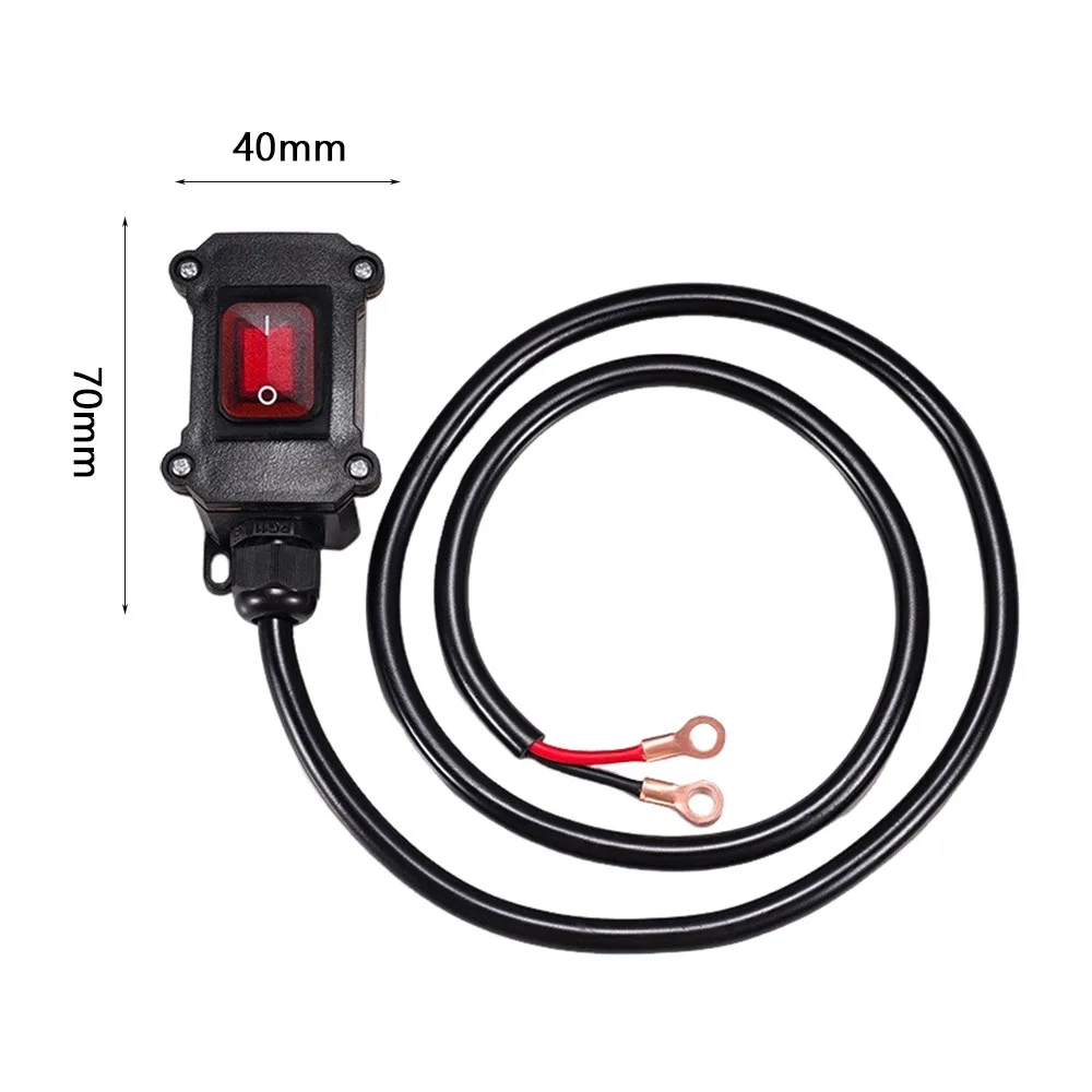 

Universal Fit 12V Battery Disconnect Switch Pure Copper Waterproof DC Switch Heavy Duty Dustproof Car Battery Switch Boat