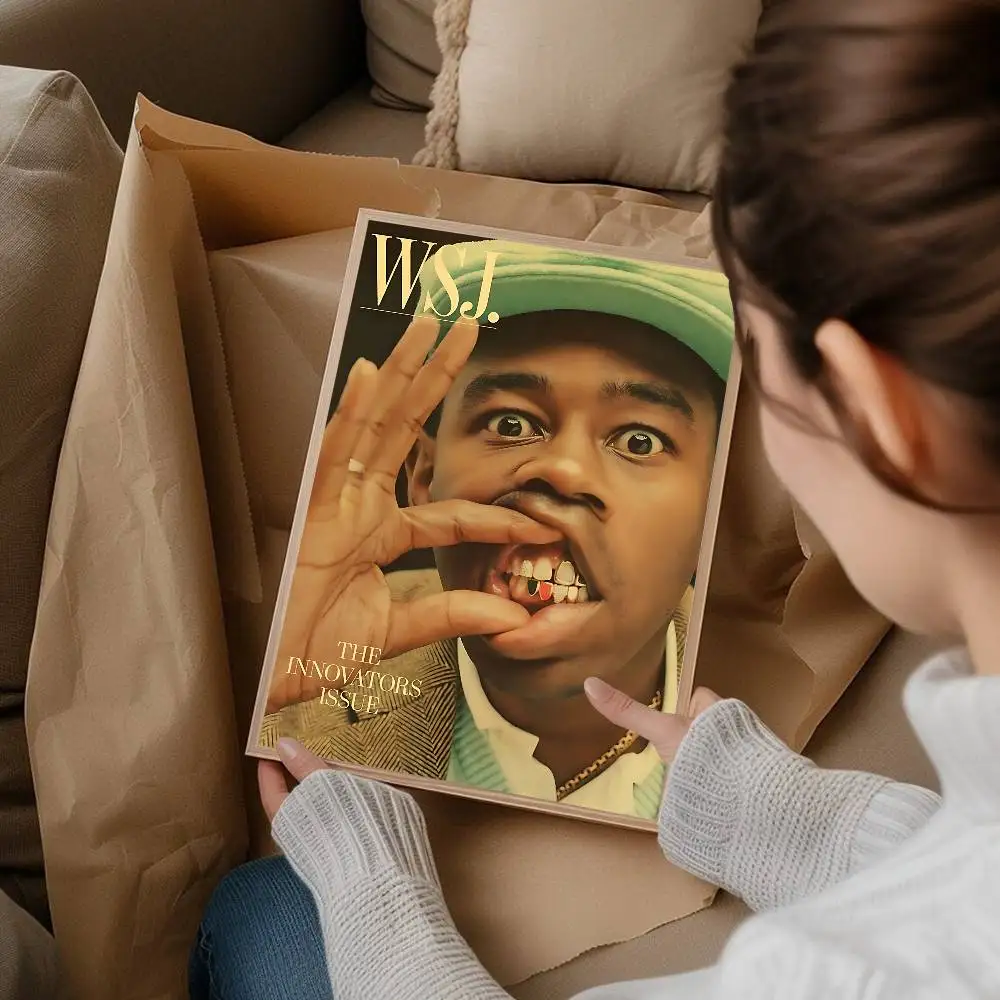 مغني الراب T-Tyler الخالق Chromakopia الفيلم الكلاسيكي الملصقات خمر غرفة بار مقهى ديكور الشمال ديكور المنزل