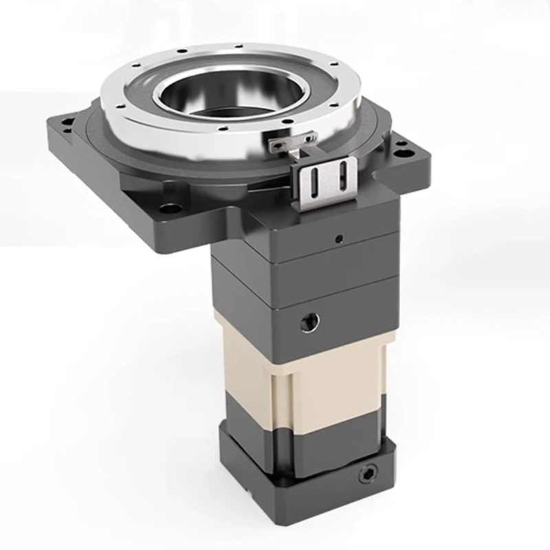 

THM060-8 Hollow Rotating Platform High precision Planetary Gearbox 2 Stage for 40mm 50W 100W AC Servo Motor Input Shaft 8mm