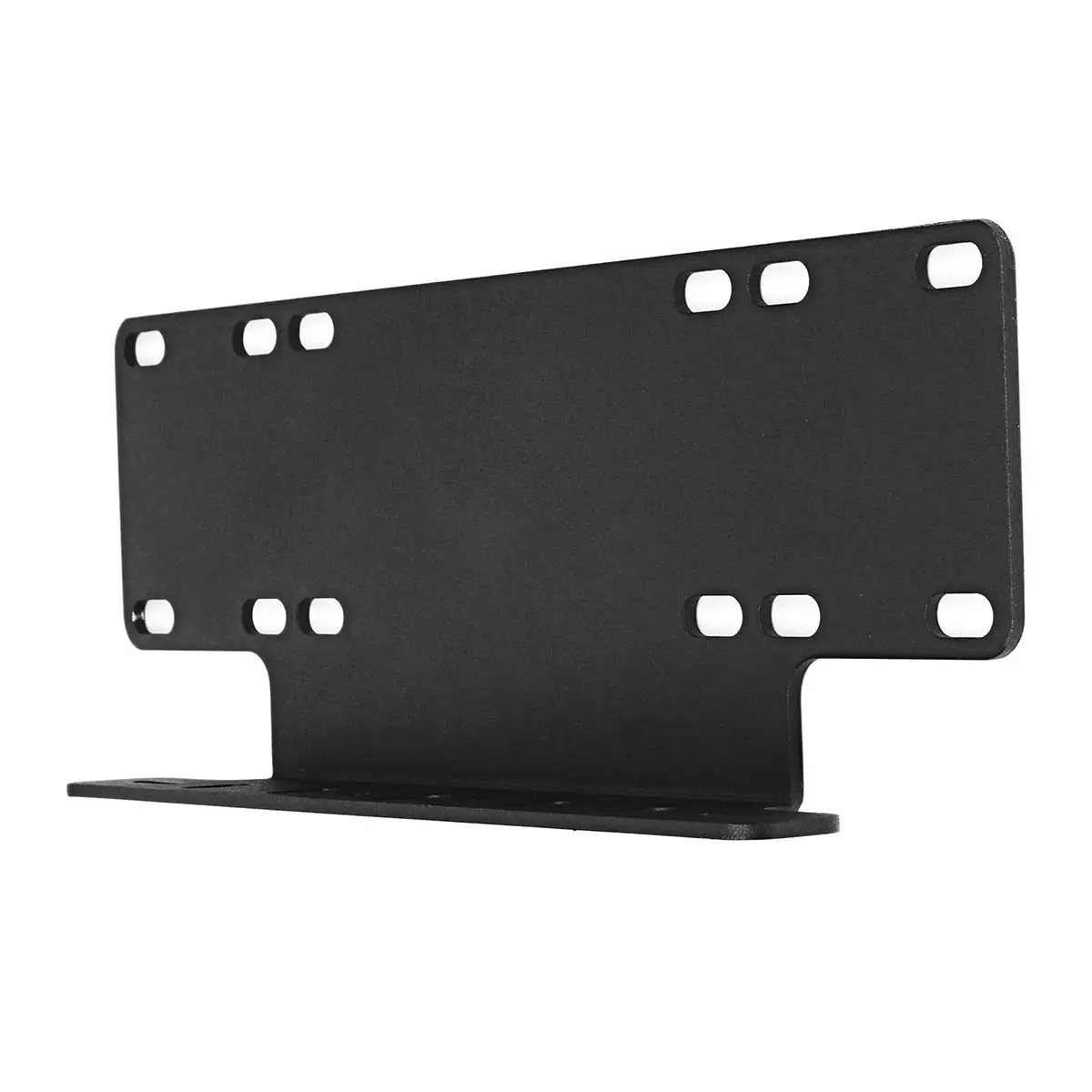 

AU34-1Pcs Front Bumper License Plate Mounting Bracket For Truck Off-Road SUV 4X4 4WD LED Lights License Plate Mount Bracket Hold