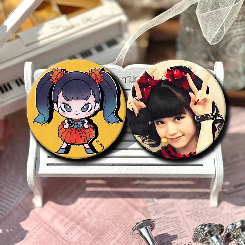 Death Metal Band Aesthetic Soft Button Pin Japan  Rock Band Baby Metal Brooches Badge Bag Decor Accessories Fans Collect Gifts