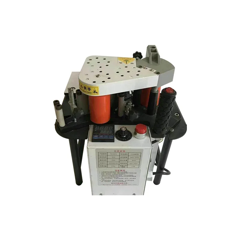 1100W Small Manual Edge Banding Machine Double Side Gluing Portable Edge Bander Woodworking Edge Banding Machine 220Vone