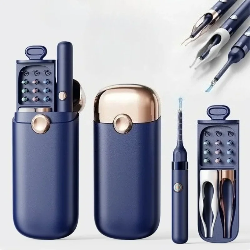 

Multi-Functional Visual Ear Cleaning Tool With Camera 800W HD Endoscope Includes Storage Upgraded Smart Visual Ear Wax Cleaner