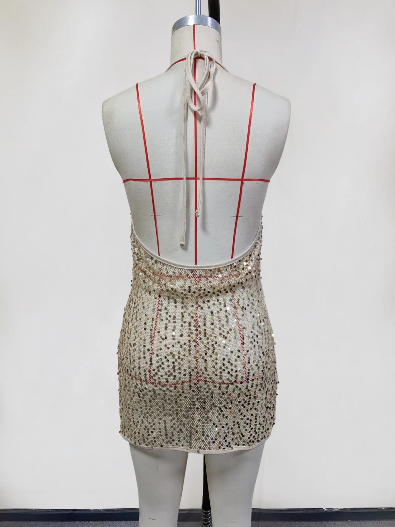 Robe de plage à paillettes pour femmes, Sexy, ajourée, sans manches, Cover-Up pour Bikini, Mini robes de vacances, été, 2026