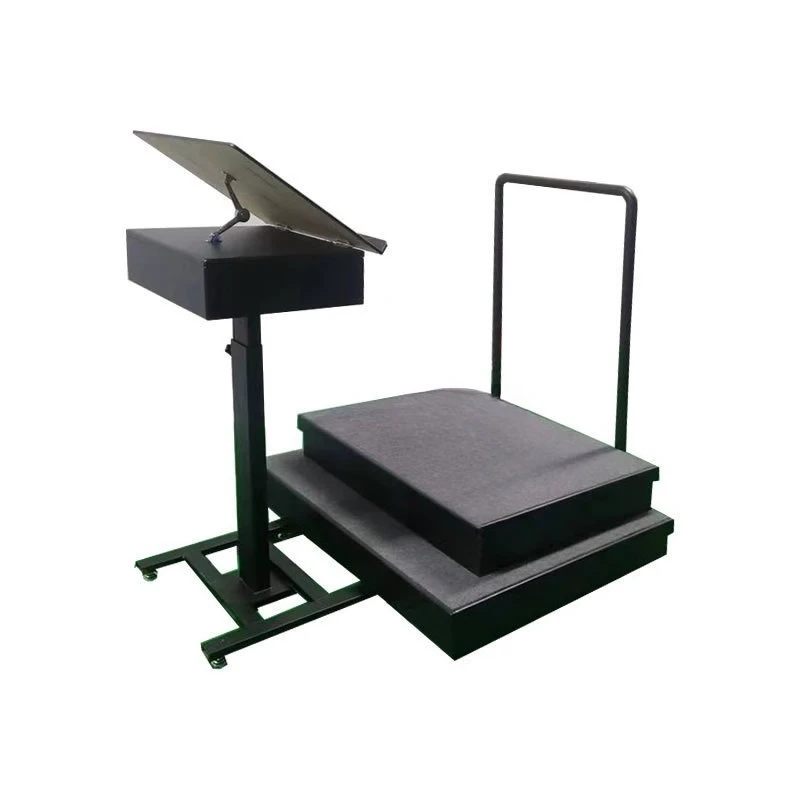 Solid wood double-layer orchestra performance music podium, symphony orchestra choral conductor platform