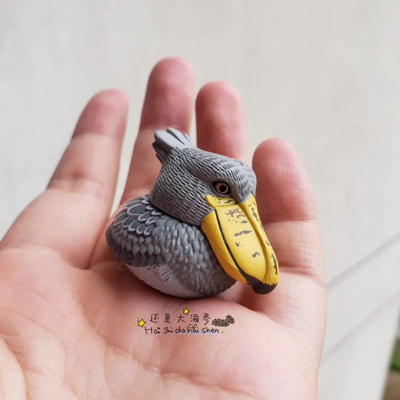 Kitan Club Original Gashapon Capsule Toys Anime Figure Cute Kawaii Animal Head Swivel Bird Shoebill Models Gift