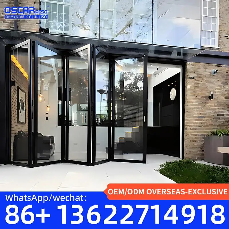 باب أكورديون قابل للطي متعدد الأغراض قابل للتخصيص لمساحات المكاتب، باب قابل للطي من المصنع مباشرة #1