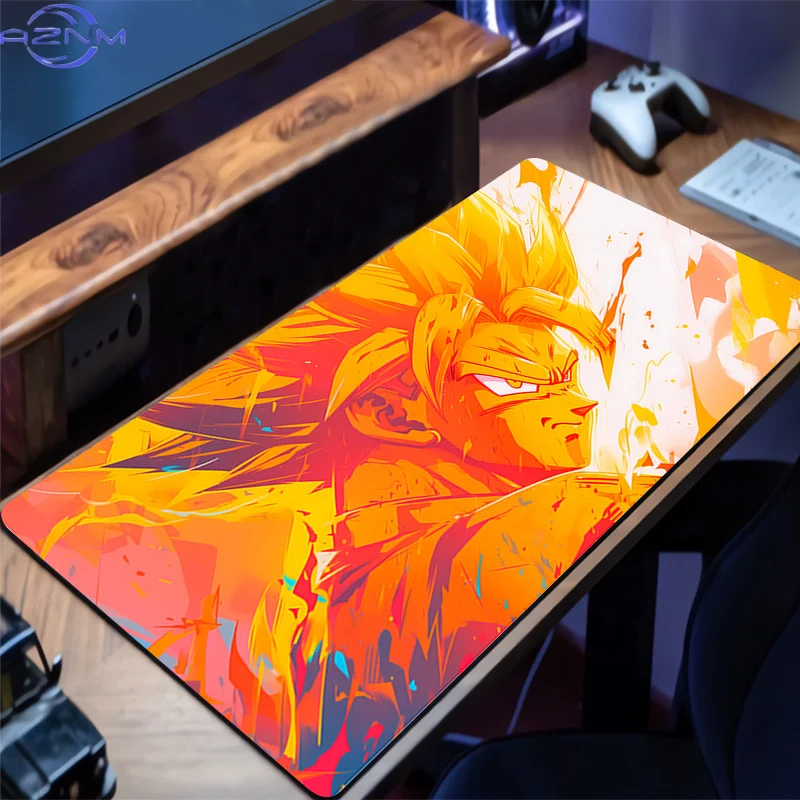 Mouse Pad Dragon Ball Anime XXL Gaming Accessories Mousepad Gamer PC Completo Computer Keyboard Desk Mat Varmilo Table