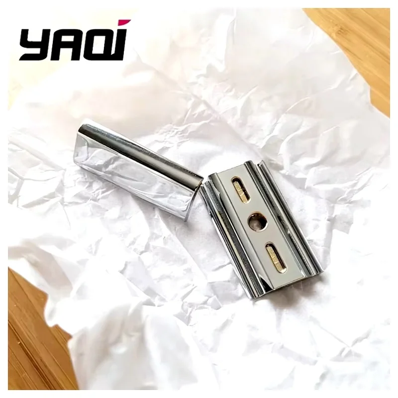YAQI Chrome Color Mercury Safety Razor Head Wet Shaving Tool Mens Gift Best Gift for Men Wet Shave Tools Men Shaving Products