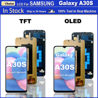 High Quality For Samsung Galaxy A30S LCD A307 A307F A307G LCD Touch Screen Digitizer Assembly For Samsung A30S LCD With Frame