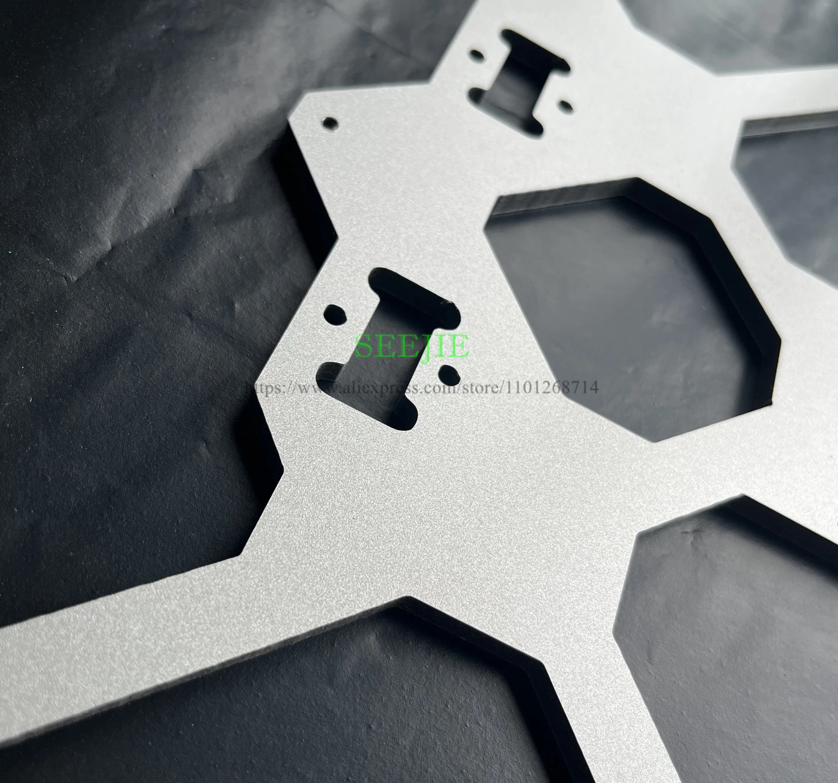 Silver Prusa i3 MK3 6mm thick Aluminium composite build plate Y carriage Melamine heated  plate RJ4JP-01-08 DIY 3D printer