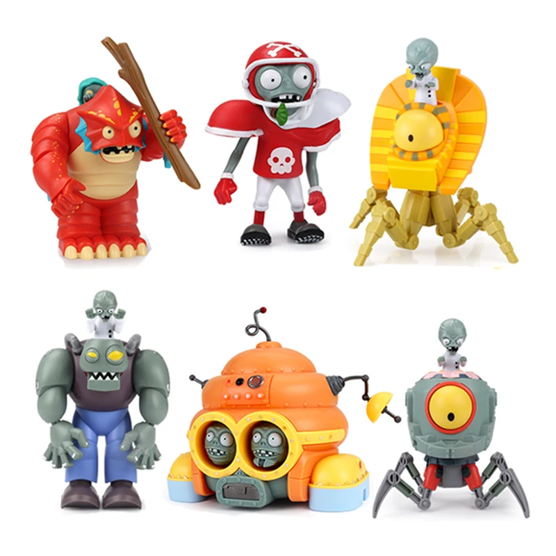 Hot Plants Vs. Zombies Giant Zombies Egyptian Dr Zombie Dr. Zombie King Action Figure Model Pvc Deformation Doll Kids Gifts Toys