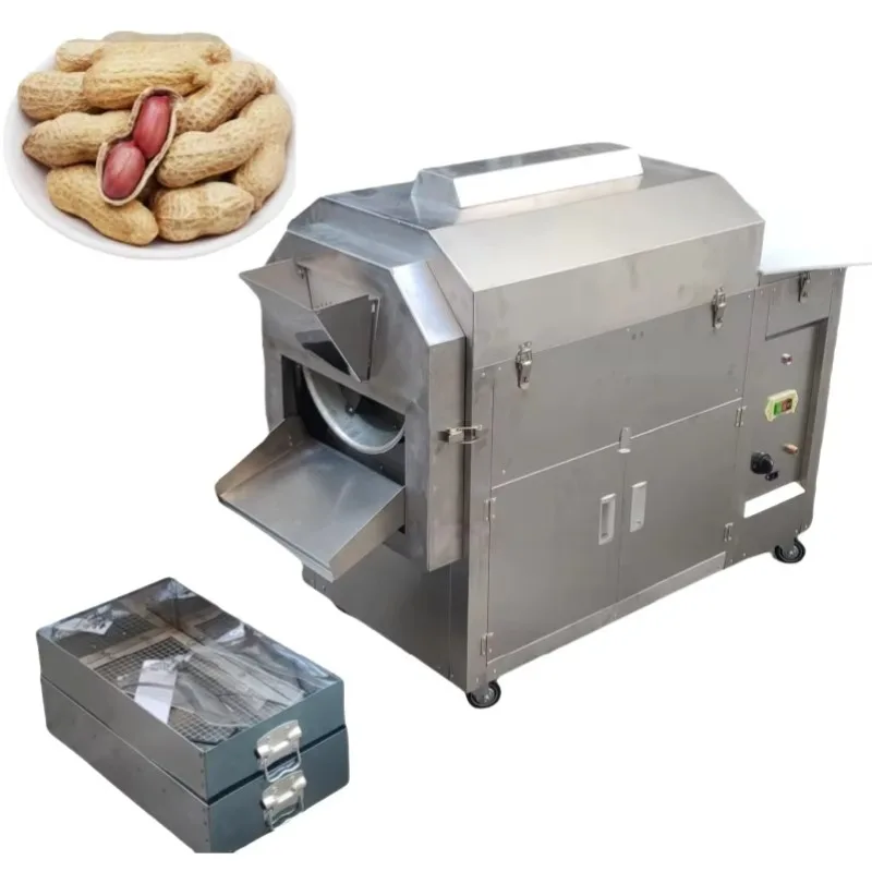 Versatile Electric Motor Roaster Equipment for Consistent Roasting of Corn Soybean Wheat Pistachio Peanut Snack Nuts