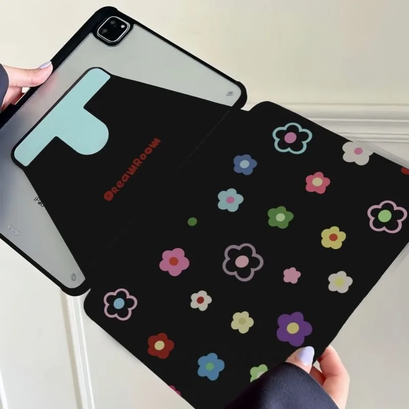 

Rotation Cover for Samsung Tab Cute A9 8.7" Plus 11" S10 S9 12.4 Inch Fundas for Tab S6 Lite 10.4 S7 S8 S9 11 Plus Inch Flower