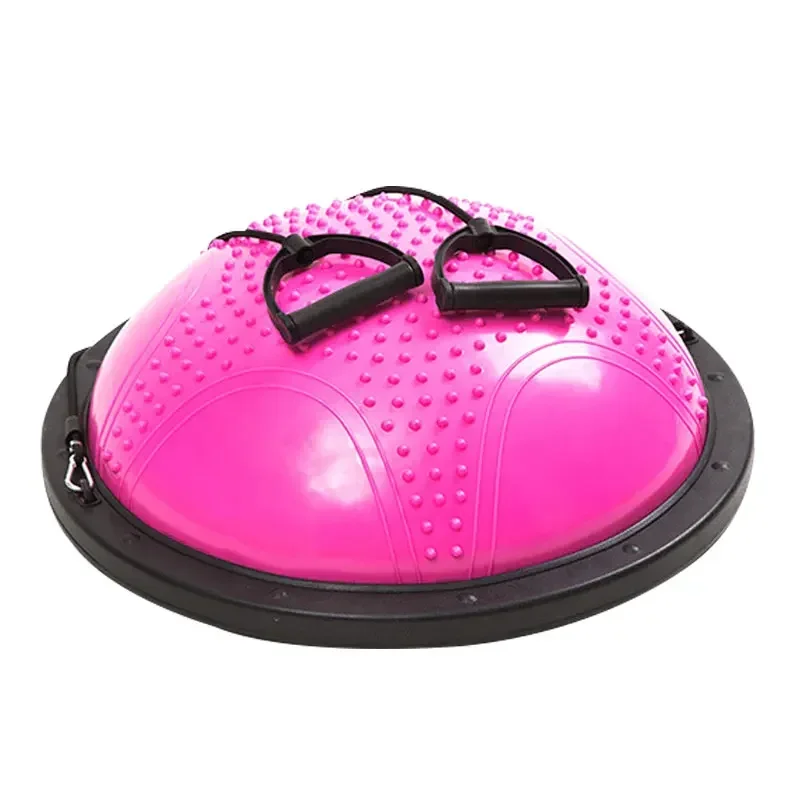 High quality women sports practice equipment hemisphere home body use stability yoga half ball